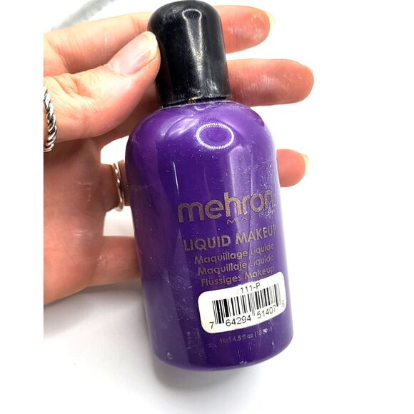 Mehron Liquid Makeup 4.5oz Bottle Professional Water Base Face & Body Paint - Picture 1 of 2